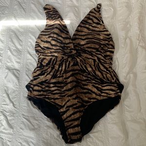 One piece bathing suit